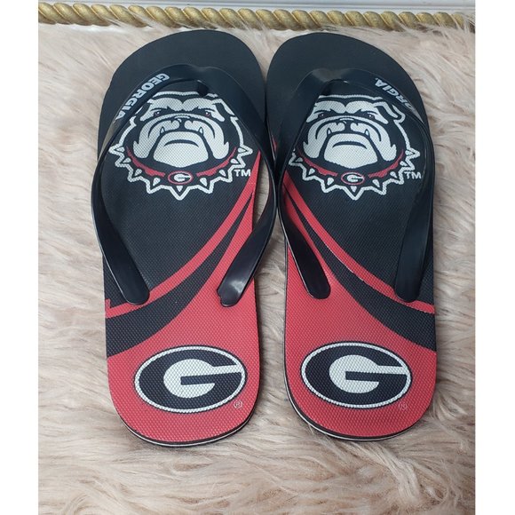 💜$5💜 NWOT UGA FLIP FLOPS SIZE 10.5 - Picture 3 of 4